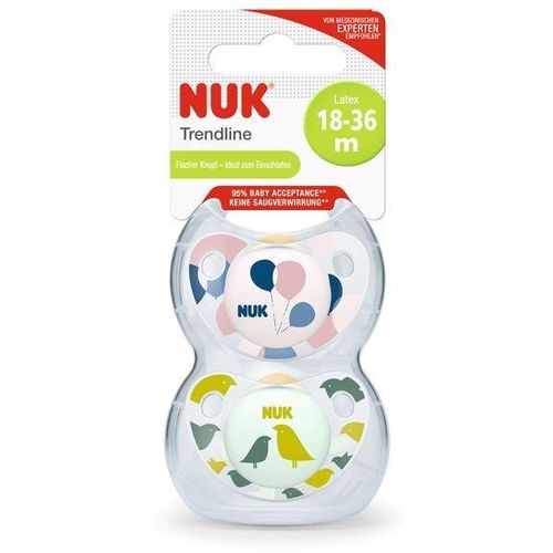 NUK duda varalica - silikon 18-36 mj,2u1 Trendline Adore 10739377 slika 1