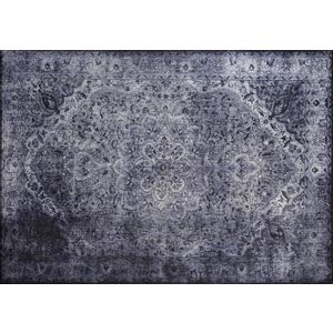 Tepih Conceptum Hypnose Blues Chenille - Sivi AL 22 Multikolor za Hodnik (75 x 150 cm)