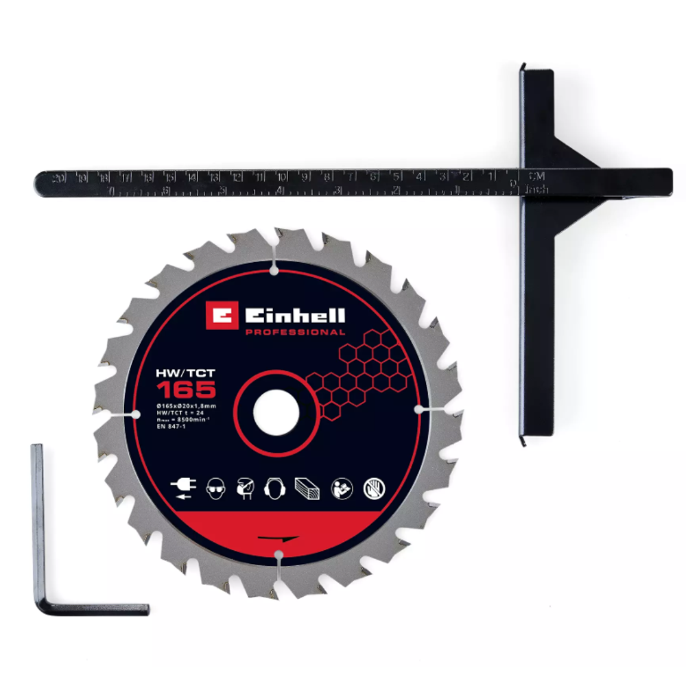 Einhell Professional TP-CS 18/165 Li BL-Solo, akumulatorska ručna kružna pila slika 2