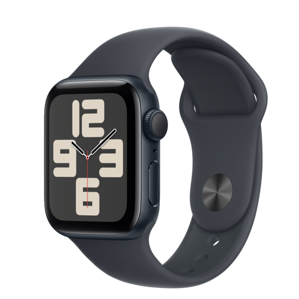 Apple Watch SE2 v3 GPS 40mm Midnight Alu Kućište sa Midnight Sport Trakom - M/L slika 1