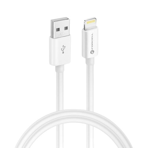 FORCELL kabel USB A na Lightning 8-pinski MFi 2.4A/5V 12W C703 1m bijeli slika 2