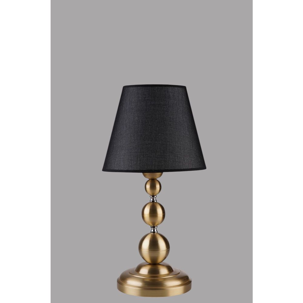 Opviq Stolna Lampa 496, Crna, Zlatna slika 4
