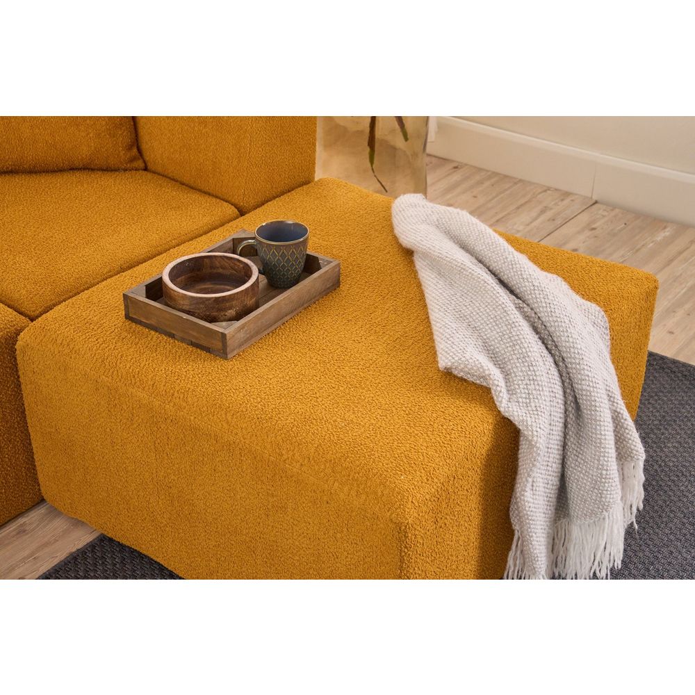 Ugaona Sofa Raks - Narandžasti slika 3