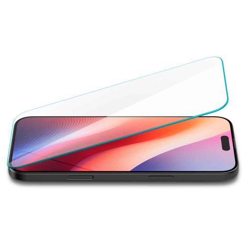 Spigen - Glas.tR Slim kaljeno staklo AGL07937 za iPhone 16 Pro - prozirno slika 5