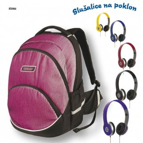 Ruksak Flow pack chameleon pink 26289 + perinica compact siva gratis slika 1