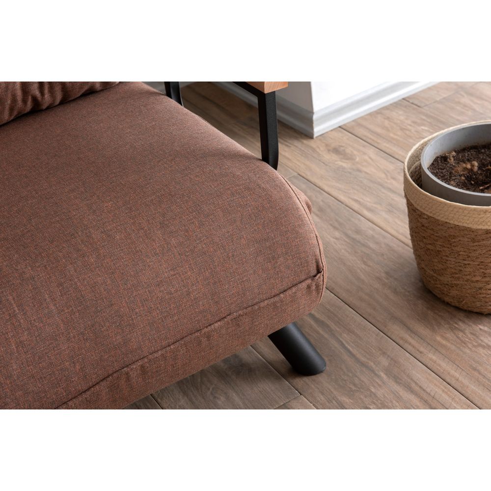 Sando Single - Jednosjed Sofa-Krevet u Svijetlo Smeđoj Boji slika 5
