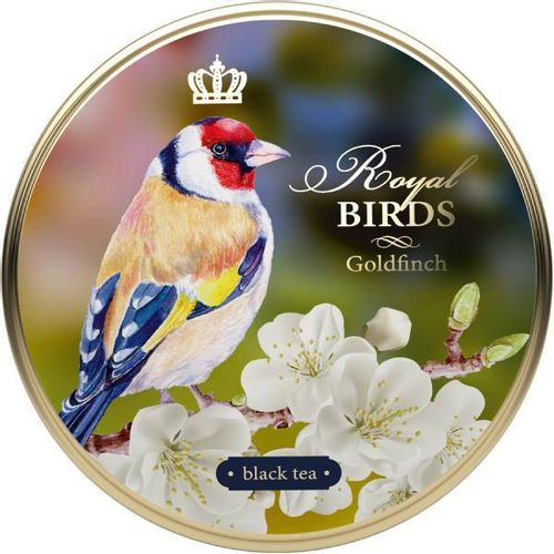 Richard Royal Birds - Crni čaj, 40g rinfuz, GOLDFINCH metalna kutija 1101314 slika 1