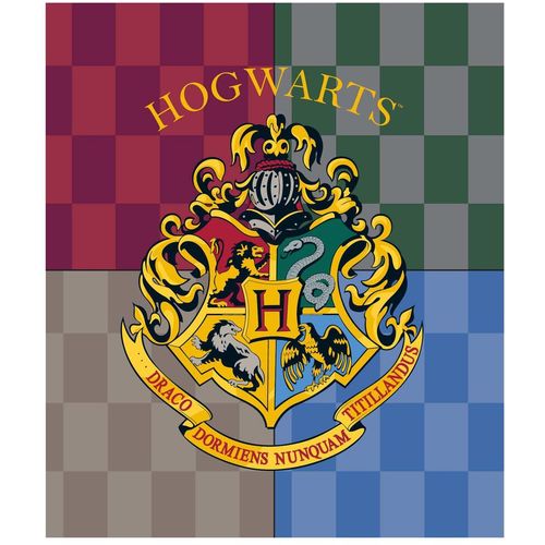 Harry Potter Hogwarts coral blanket slika 1