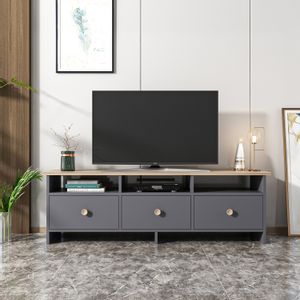 Oslo - Anthracite Anthracite
Oak TV Stand