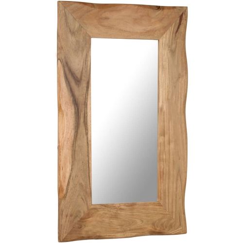 Kozmetičko ogledalo od masivnog bagremovog drva 50 x 80 cm slika 26