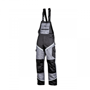 HLAČE SA REFLEKTIRASJUĆIM TRAKAMA, CRNO-SIVE, "2XL", L4061305