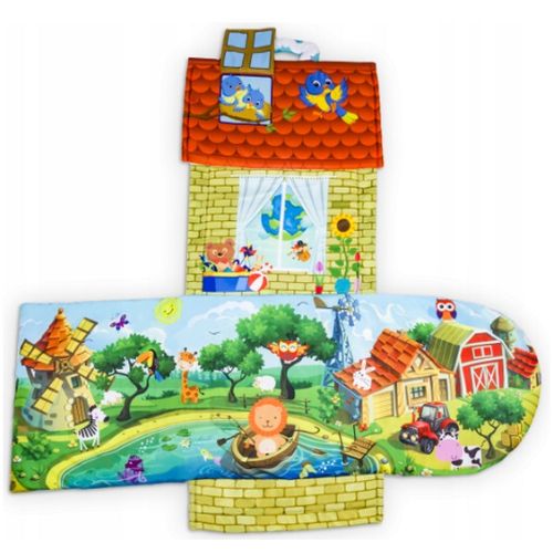 Lionelo dječja podloga za igru - edukativni madrac + dvorac s igračkama Agnes slika 4