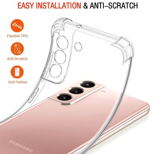 Techsuit Shockproof Clear Silicone prozirna maskica otporna na udarce za Samsung Galaxy S22 5G slika 2