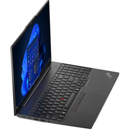 Lenovo 21MA002YCX ThinkPad E16 G2 Core Ultra 7 155H (16C/22T, Max Turbo 4.8GHz, 24MB), 1x 16GB DDR5 5600, SSD 512GB NVMe, 16.0" WUXGA (1920x1200) AG IPS 300n, Intel Grph, GLAN, Wi-Fi 6E, BT, KybUK BL, Thunderbolt 4, HDMI, FPR, Cam IR+FHD1080p, Alum, 2Wx2, 57Wh, no OS, 3YW slika 9