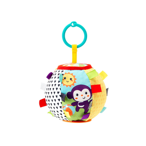 Infantino 315109 Baby senzorna igračka Ribbon & Chime - Lopta