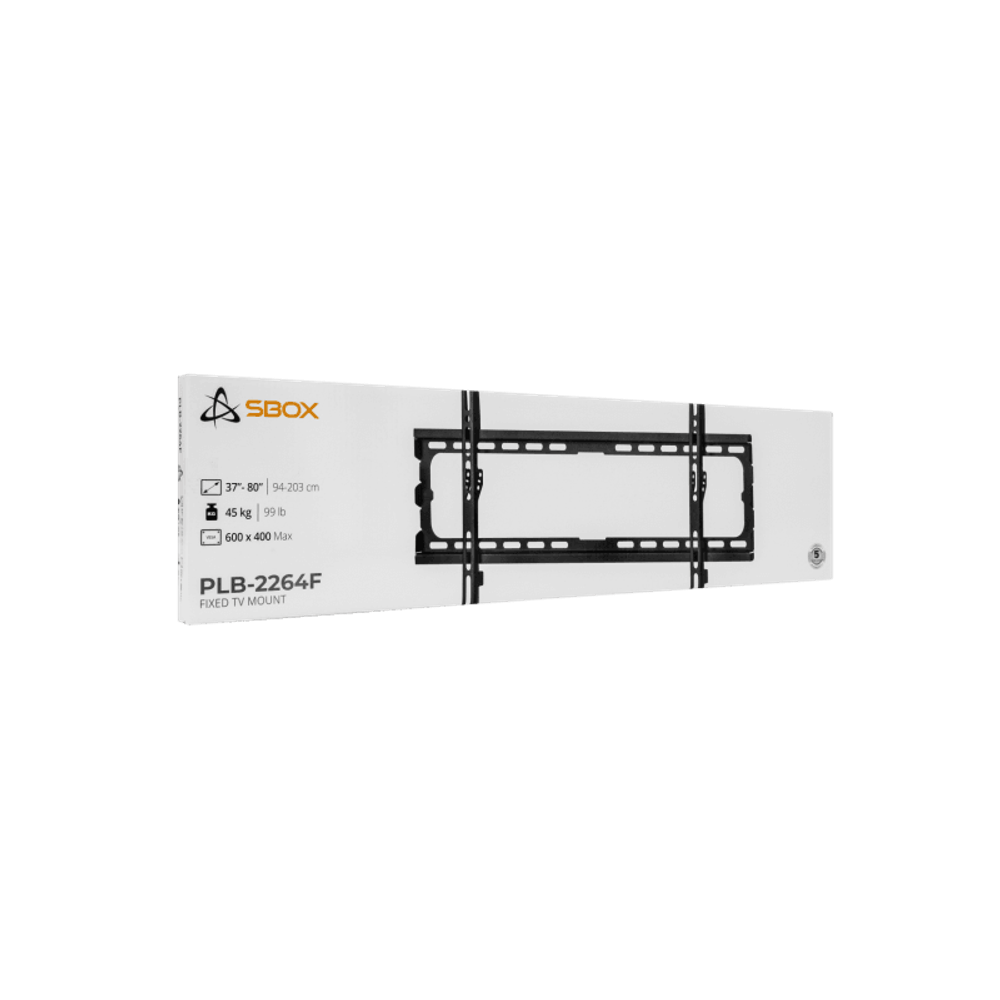 SBOX Zidni stalak PLB-2264F-2 (37-80"/45kg/600x400) slika 6