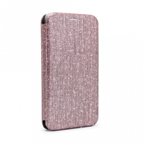 Torbica Flip Crystal za iPhone XS Max roze slika 1