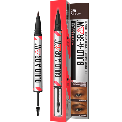 Maybelline New York Build-A-Brow 2 u 1 olovka za obrve i gel za fiksiranje 259 ash brown slika 3