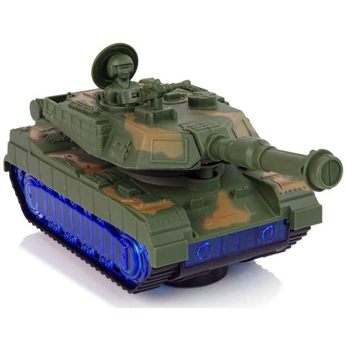 Dječji tenk kamuflažni s LED diodama slika 4