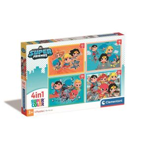 Clementoni Puzzle  4In1 Dc Superfriends