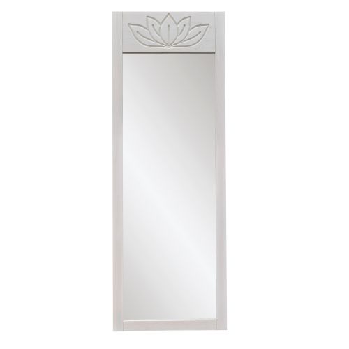 Woody Fashion Ogledalo, Lotus - White slika 1