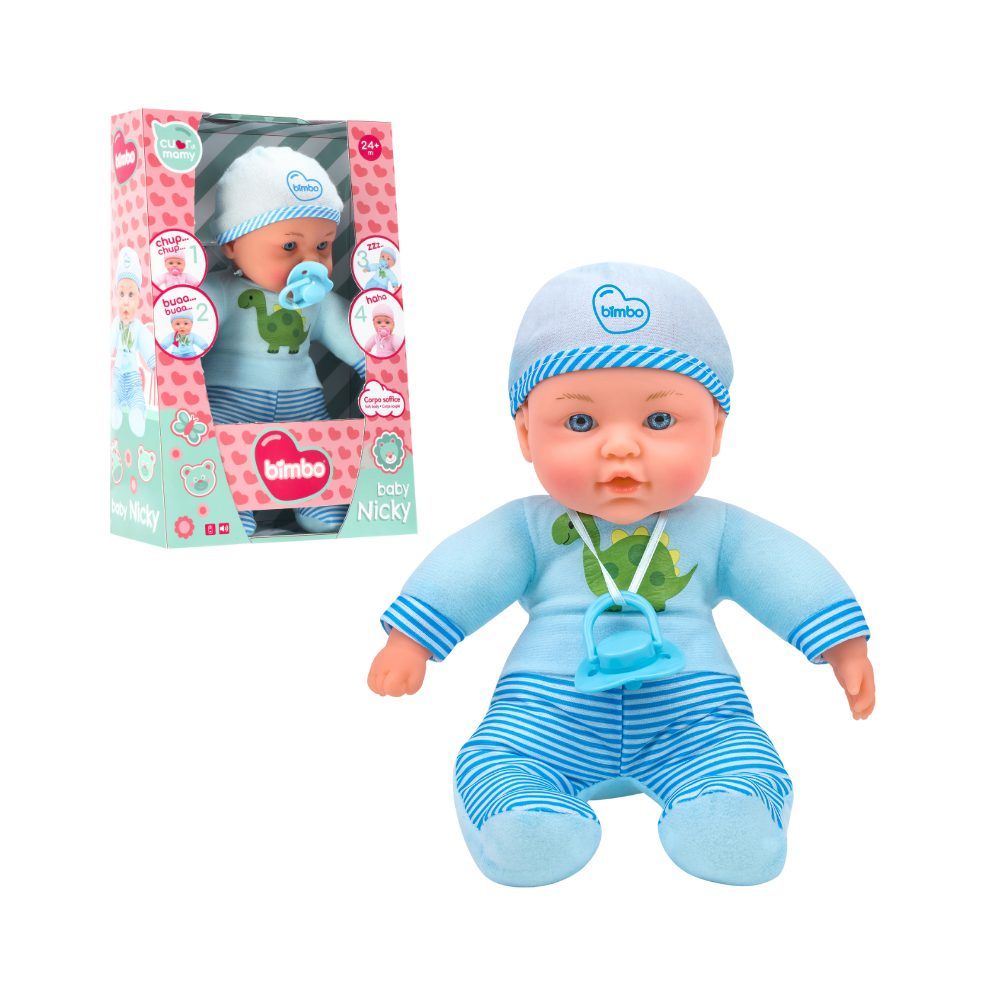 GLOBO Bimbo Mekana lutka Baby Nicky 30cm slika 2