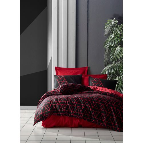 Shadow - Claret Red Claret Red
Black Ranforce Single Quilt Cover Set slika 1
