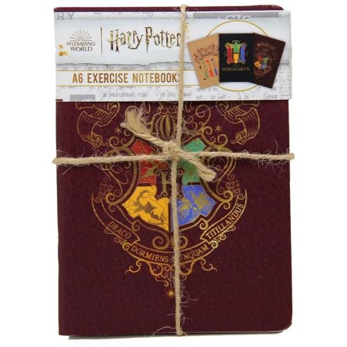 Harry Potter - A6 Notebooks 3PK - Colorful Crest slika 1