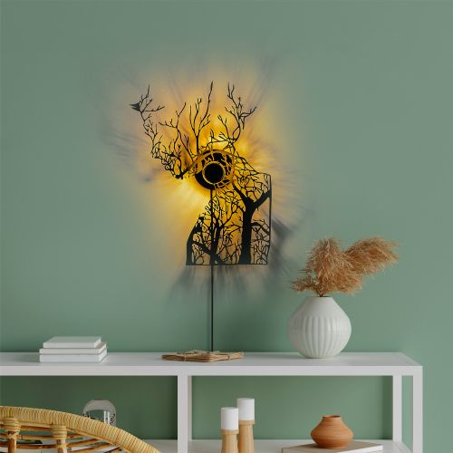 Tree Woman V2 Black Wall Lamp slika 2