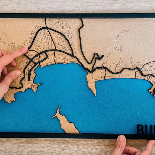 3D mapa grada "Budva"🇲🇪 slika 3