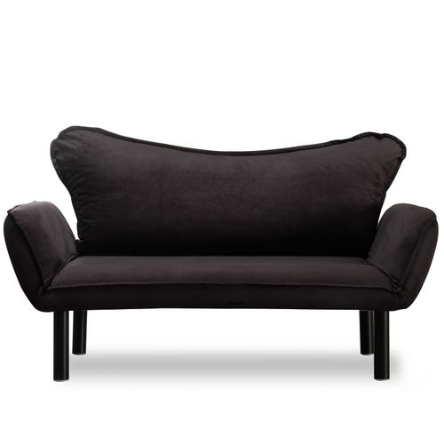 Atelier Del Sofa Dvosjed na razvlačenje CHATTO crni, Chatto - Black slika 3