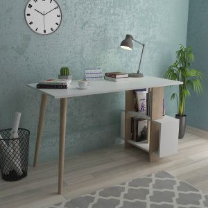 Woody Fashion Radni stol LAGOMOOD, Lagomood Side - Oak, White