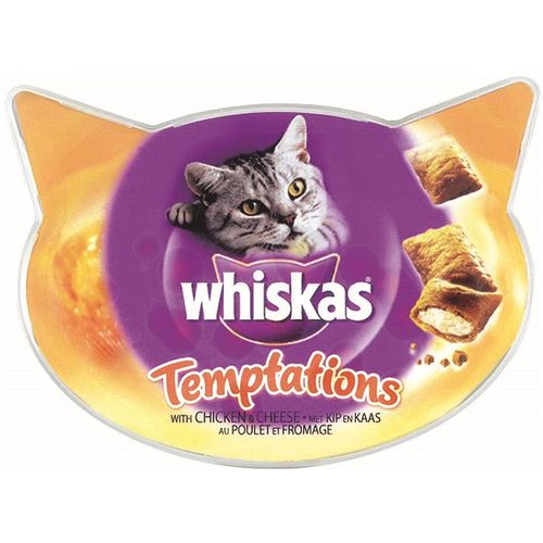 WHISKAS Poslastica za mačke Temptations Piletina/Sir, 60 g slika 1