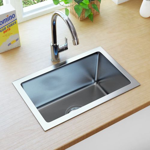 Ručno rađeni kuhinjski sudoper s cjedilom od nehrđajućeg čelika slika 8