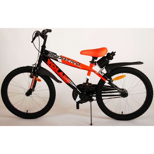 Dječji bicikl Volare Sportivo 18" neon narančasta/crna s dvije ručne kočnice slika 13