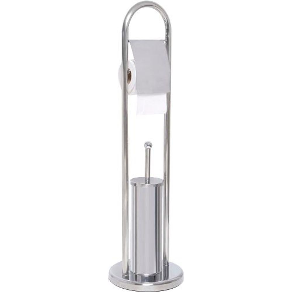 TENDANCE Samostojeći držač toalet papira sa WC četkom 22x80cm slika 1