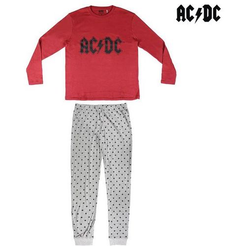 Pidžama AC/DC Odrasla osoba Siva Bordo slika 1