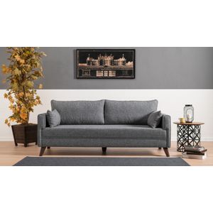 Atelier Del Sofa Bella Sofa Bed - Grey Grey 3-Seat Sofa-Bed