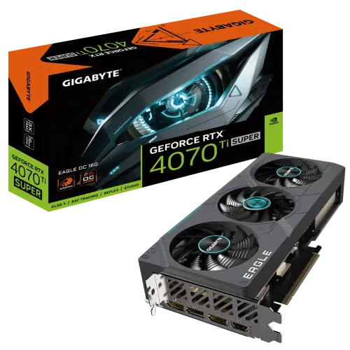 Grafička karta Gigabyte GeForce RTX 4070 Ti Super GV-N407TSEAGLE OC-16GD 16GB 192 bit 3xDP/HDMI slika 1