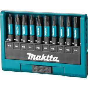 Makita set bitova za udarne bušilice BLACK 10 kom. E-12011