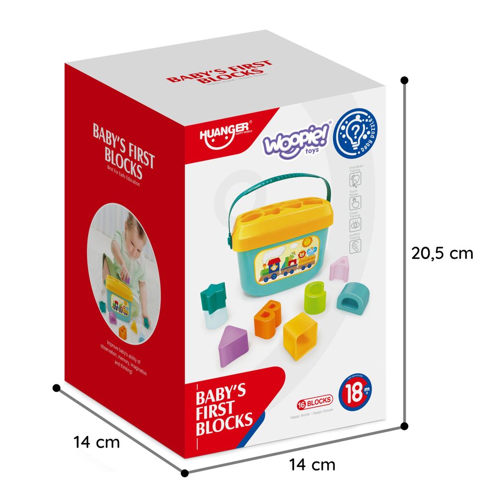 Woopie baby sorter 2u1 kovčeg škrinja + učenje abecede i oblika slika 10