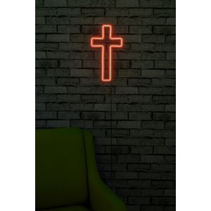 Wallity Ukrasna plastična LED rasvjeta, Cross Sign - Red