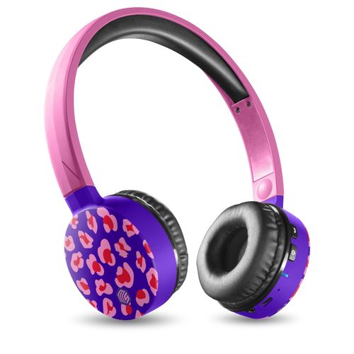 Cellularline Music Sound bluetooth fan slušalice on-ear pink camo slika 1