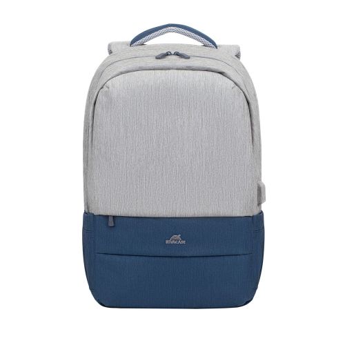 Ruksak RivaCase 17.3" Prater 7567 Grey/Dark Blue anti-theft laptop backpack slika 3