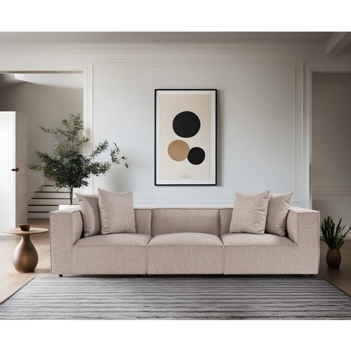 Sora 3 - Sand Beige Sand Beige 3-Seat Sofa slika 1