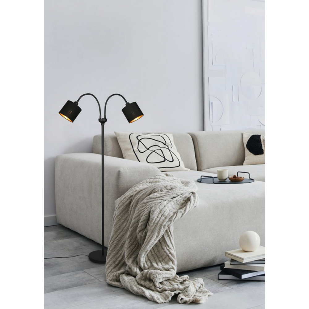 Podna lampa TOMMY/2 BLACK GOLD slika 2