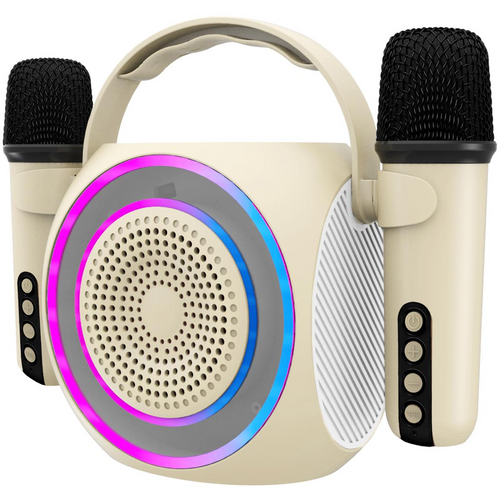 Celly zvučnik bežični s 2 mikrofona, bijeli slika 1