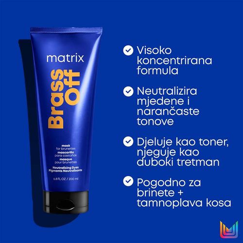 Matrix Brass Off Maska 200ml slika 2