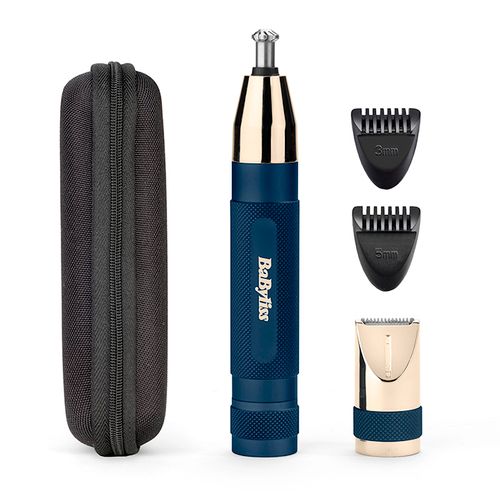 Babyliss E112E navy gold mini trimer za nos, uši i obrve slika 8