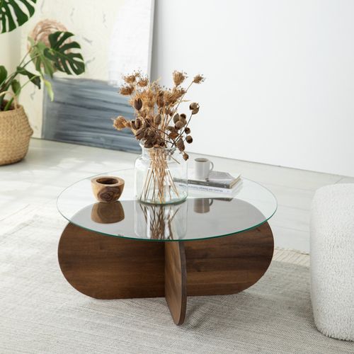 Bubble 2 - Walnut Walnut Coffee Table slika 1